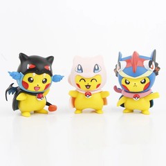 6PCS Pokémon Pikachu Charizard Mew Figure Set 7CM Anime Collectible Toy Gift New