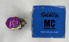 🔥 Ron English MC Supersized Purple 3.25” Tall Figure W/ Packaging Box RARE 🔥