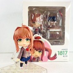Doki Doki Literature Club! Monika PVC Action Figure Statue Toys Gift w/Accessory