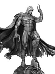 3D Printed Fan Art Moon Knight Sculpture by Wicked3d