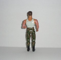 Lot of 5 1985 Coleco Rambo Figures Weapons Gripper Mad Dog Nomad Sergeant Havoc