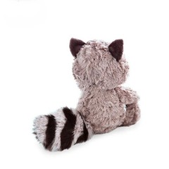 25-35cm Gray Raccoon Plush Toy Lovely Raccoon Cute Soft Stuffed Animals Doll