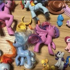 Large Mix Lot My Little Pony 42 Pcs + Accessories