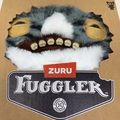 ZURU Fuggler Alley Cats Wide Eyed Cat Gray Tabby 9″ Plush Funny Ugly Monster NIB