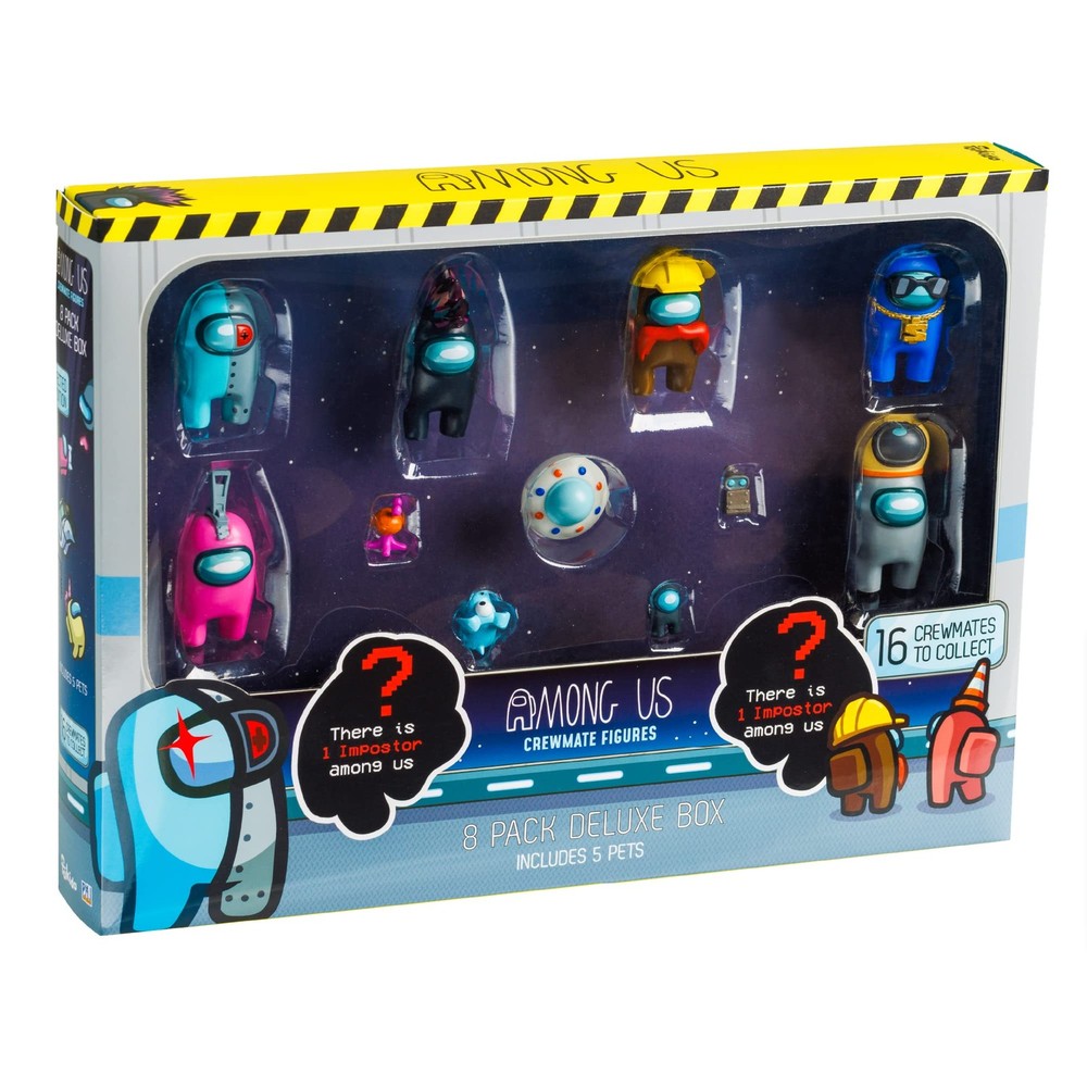 Among Us Action Figures Series 3 – Pack of 8 Collectible Figurines – Official Am