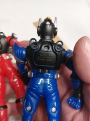 Karmen Rider BLUE KNIGHT and RED FIGURE As Shown R42 6 Inch Lot Of 2