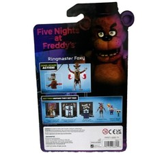 Five Nights at Freddy’s Jazwares Ringmaster Foxy Glow in the dark, Jump-Scare