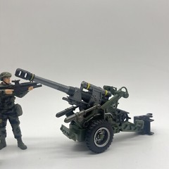 Chap Mei Military Men & Weapon And Non Branded Soldiers Lot Of 5 Toys