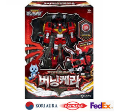 Miniforce Dinoid Warrior BURNING KERA Red Headbot Transformer Robot Figure