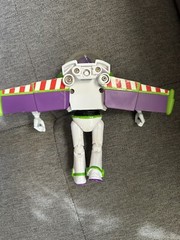 Disney Toy Story Buzz Lightyear 12 inch Action Figure & Small Plush (helmet)