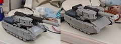 ABS Casting Arm Cannon Weapon Upgrade Kit For SS86 Megatank Accessories
