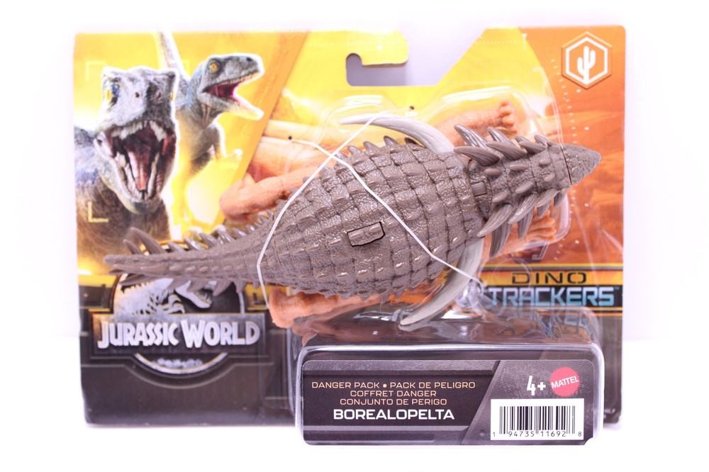 2022 Mattel Jurassic World Danger Pack Trackers Borealopelta Dinosaur HLN58