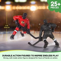 Kaskey Kids NHL Hockey Guys – Blackhawks vs. Red Wings, 27-Piece Set