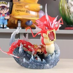 Red Gyarados Anger Anime Game Figure Statue Toy 20cm Box New Zction Gift Toy