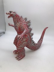 Huang Cheng Toys 15×10 Inch Red/Silver Toy Godzilla FIGURE