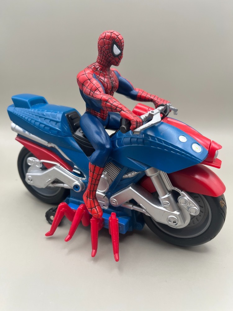 2007 Hasbro Marvel Spider-Man Bump n Go Web Rider Action Figure READ