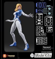 Blokees Champion Class Invisible Woman Marvel Rivals Model Kit Figure