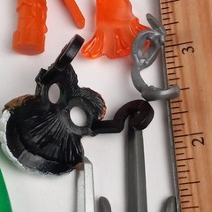 Mixed Lot Unidentified Toy Accessories Weapons Miscellaneous Small Junk