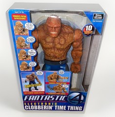 New The Thing Fantastic Four Movie Electronic Clobberin’ Time 13.5″ Toy Biz 2005