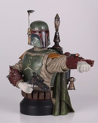2013 GG CONVENTION EXCLUSIVE STAR WARS BOBA FETT DELUXE MINI BUST # 1339/2500