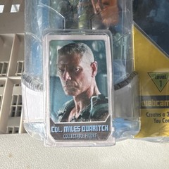 Mattel Movie Masters Avatar Col. Miles Quaritch Figure w/ Webcam i-TAG