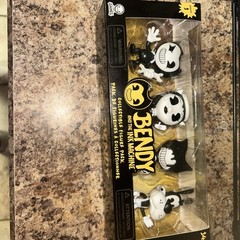 Bendy and the Ink Machine Boris Wolf Alice Angel Collectible Figure 4-pack NIB