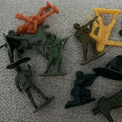 Disney Pixar Toy Story Bucket O’ Soldiers 64 Green Army Men Thinkway Toys
