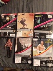 MEGO Lot Headless Horseman, Frankenstein, Dracula, Nosferatu, Bruce Lee, Freddy