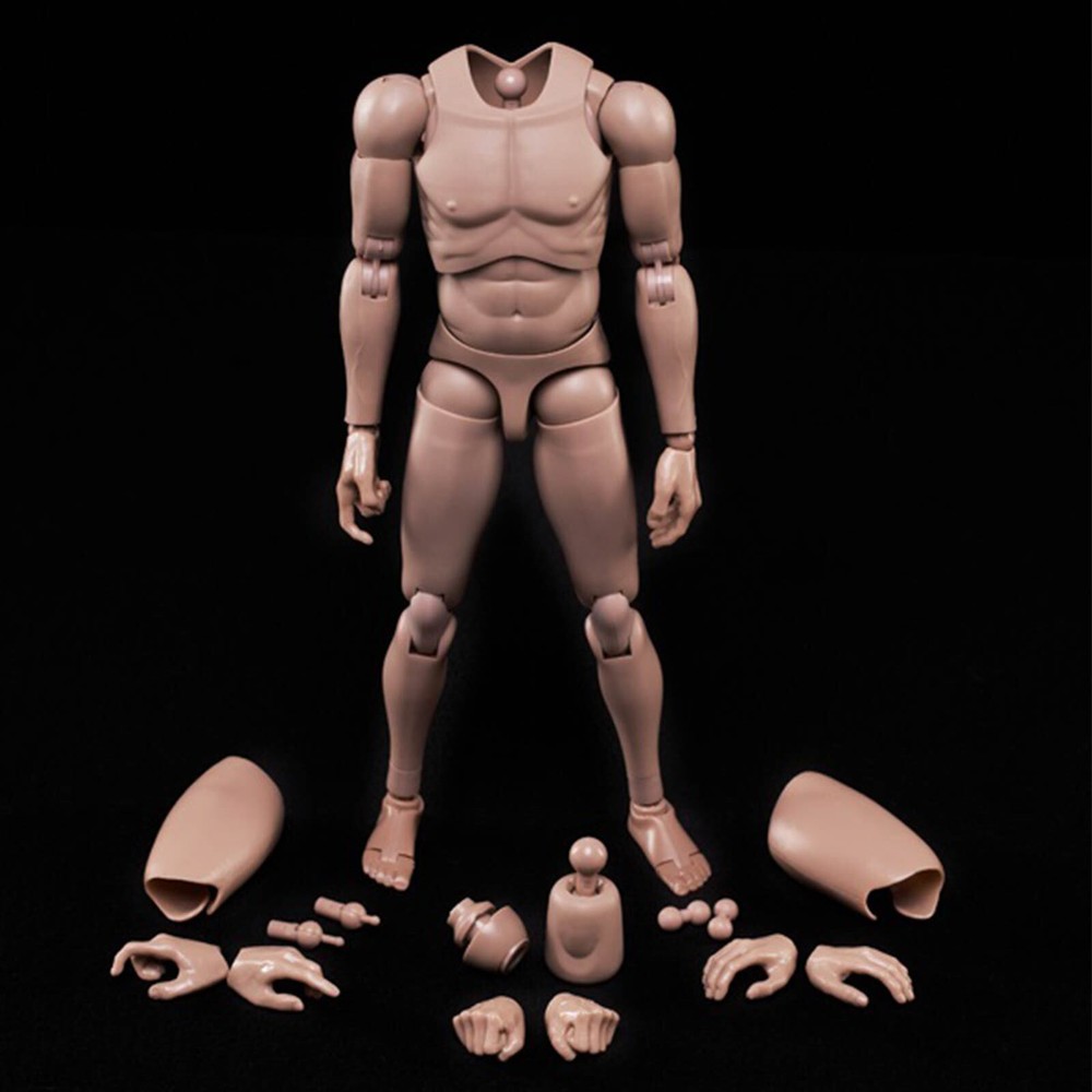 MX02-A 1:6 12inch Europe Skin Male Action Figure Body Flexible Soldier Body Toys