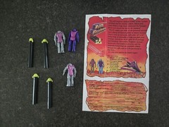 Vintage 1987 Hasbro Air Raiders Dragonwind w/ Figures Accessories NOT Complete