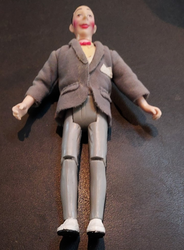 Vintage Pee-Wee Herman Matchbox 6″ Figure Including Unopened FunPak