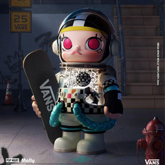 POP MART MEGA SPACE MOLLY VANS 1000% & 400% Figure PVC ABS PC w/Box JAPAN NEW