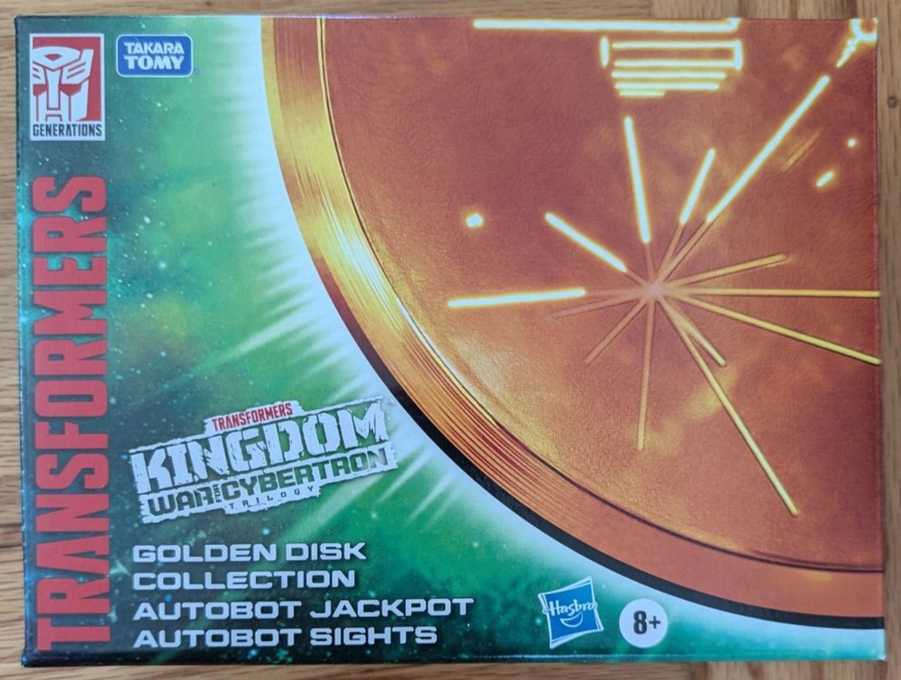 TRANSFORMERS WAR FOR CYBERTRON KINGDOM GOLDEN DISK COLLECTION JACKPOT SIGHTS NEW