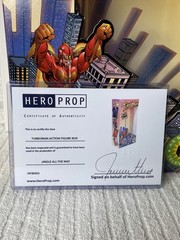SCREEN USED 📺 Turbo Man Box, Jingle All The Way ORIG. PROP w/COA Christmas