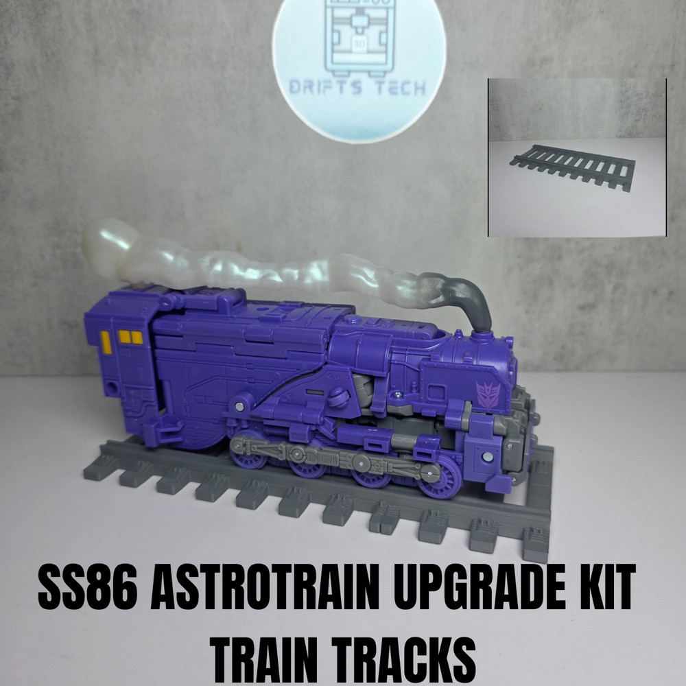 Upgrade Kit for Studio Series 86 Astrotrain 3D Print DIY Train Tracks