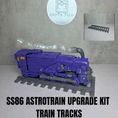 Upgrade Kit for Studio Series 86 Astrotrain 3D Print DIY Train Tracks