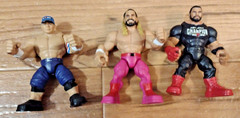 WWE Knuckle Crunchers RING “Wrestlemania goes Hollywood” Not Complete Toy Used