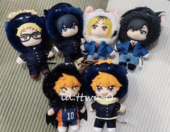 RARE Hinata Shoyo Haikyuu!! Figure Plush Keychain Keyring Bag Charm 5-6″ _yq2