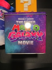 Super Mario Galaxy Movie limited edition Fleece Throw Blanket popcorn bucket AMC