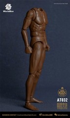 WorldBox AT032 1/6 Male Flexibel Body Model Black Skin for 12″ Figure Action Toy