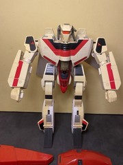 Transformers G1 Jetfire w/ Accessories & Spec Card – 1985 Hasbro Vintage READ