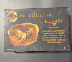 Velociraptor Echo Amber Collection JURASSIC PARK Mattel MIB NEW Sealed