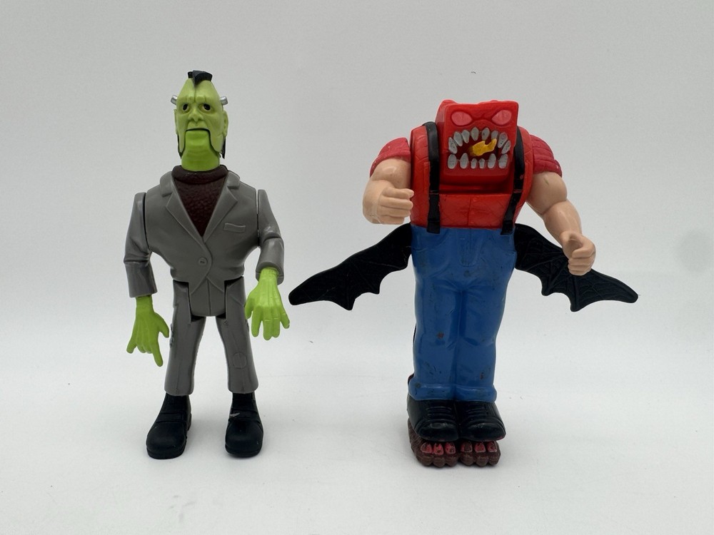 Vintage Kenner Real Ghostbusters Frankenstein Hard Hat Horror Figure Lot 1988-89