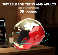 Iron Man Gold MK5 Helmet Electronic Voice Activated Open&Close Mask Autoking