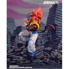 SSJ4 Gogeta Demoniacal Fit SHF 3.0 Action Figure Dragon Ball GT 1/12 Model Toy