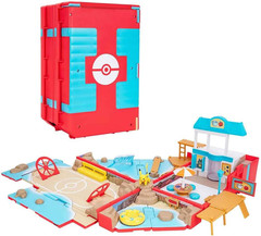 Jazwares Carry Case Beach Battle Playset – Portable Transforming Backpack Plays