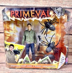 PRIMEVAL 2006 TV Show Action Figures Sealed Abby/Conner Temple/Stephen/Helen.