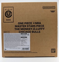 P-Bandai ONE PIECE x NBA MASTER STARS PIECE THE MONKEY.D.LUFFY CHICAGO BULLS FIG