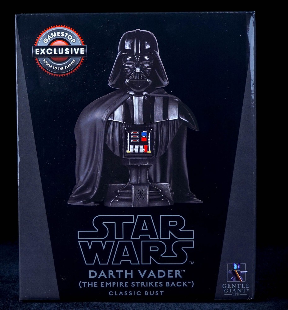 GENTLE GIANT STAR WARS ESB DARTH VADER 1/6 CLASSIC BUST GAMESTOP *ARTIST PROOF*