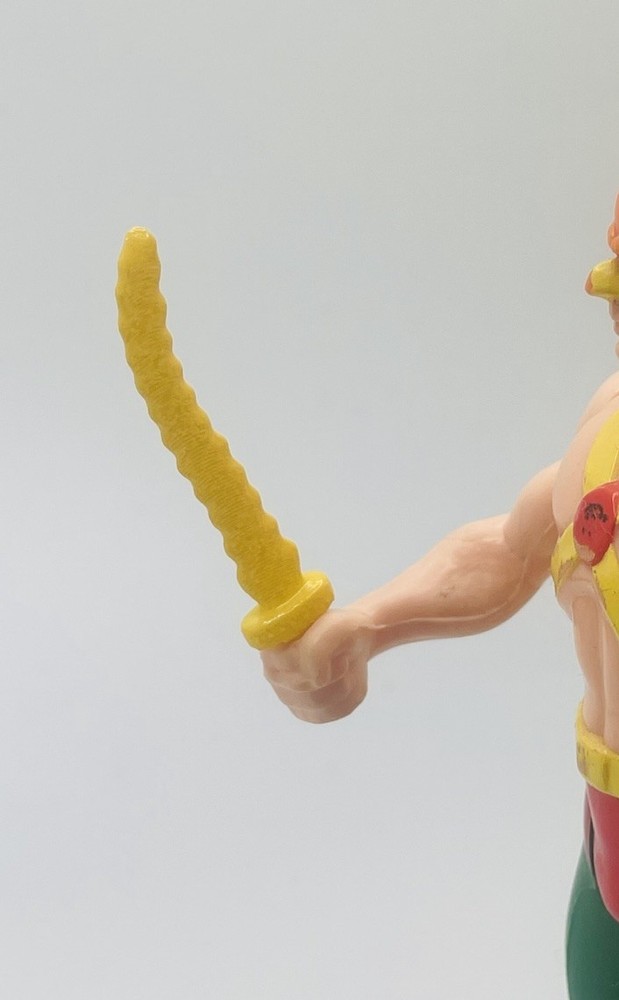 Vintage Kenner DC Super Powers Samurai Sword Repro Part 1986 Replacement